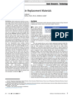 Bonding Over Dentin Replacement Materials 2017