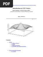 Introduction To GNU Octave: Updated To Current Octave Version by Thomas L. Scofield