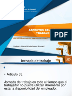 Aspectos Generales Sobre El Derecho Del Trabajo - Jornada