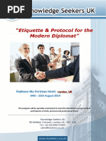 VIP Seating Protocol and Etiquette | PDF | Ambassador