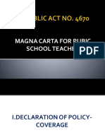 Magna Carta For Pubic School Teacher