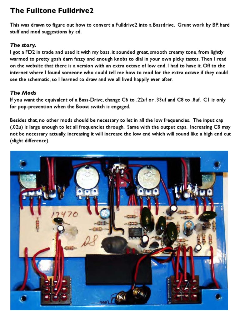 Fulltone Fulldrive 2 | PDF | Electrical Engineering