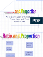An in Depth Look at Ratios and Proportions and Their Applications