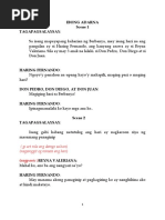 Script (Ibongadarna) | PDF