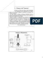 I.-Ensayo de Tensión.: Probetas y Dinamómetro