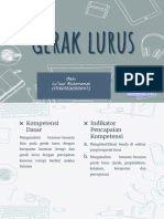 Gerak Lurus