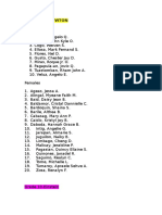 Grade 10 Student Rosters by Section