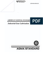 Agma Standard: Industrial Gear Lubrication