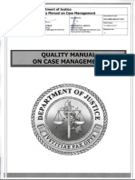 Quality Manual on Case Management - Revision 0