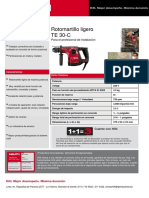 Ficha Tecnica TE 30-C PDF