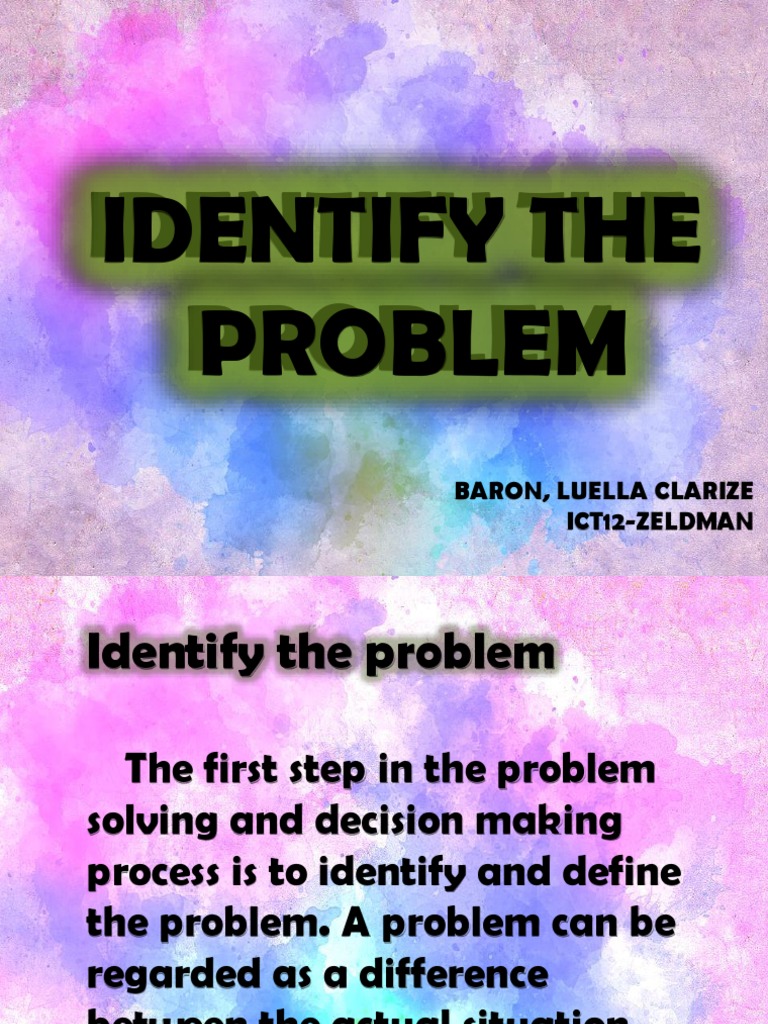 Identify The Problems | PDF | Observation | Causality