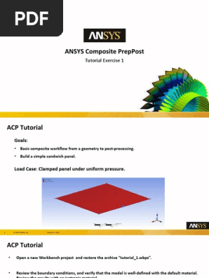 ACP Tutorial Ex1 | PDF | Deformation (Mechanics) | Stress (Mechanics)