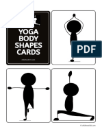 Yoga For Kids Body Shape Cards