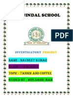 Biology Investigatory Project Frontpage