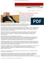 6-6-2008 “No es que el Presidente necesite de cuatro años más, sino que nosotros necesitamos cuatro años más de él” (Luis Guillermo Giraldo)