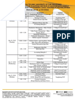 Program of Activities: Date Time Activity Venue