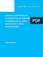 Unicef Estudio Comparado Internacional Sobre Modelos de Regulacion de La Educacion Secundaria