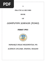 1st Puc Lab Manual Dudda PDF