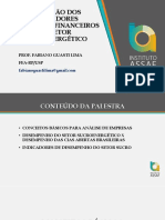 Fabiano Guasti - A Evolução Dos Indicadores Econômico Financeiros Do Setor Sucroenegético