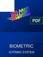 PPT On Biometric Voting Machine