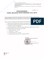 Pengumuman Hasil Seleksi Ppds Periode Juli 2018 PDF