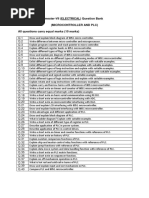 Microcontroller and PLC (Elective) PDF