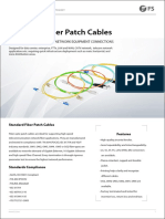 Standard Fiber Patch Cables: Make High-Speed Ethernet Network Equipment Connections