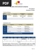 Al-Jaber International Company: Procedure Analysis of Data