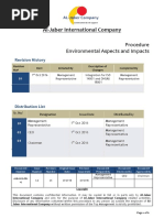 ISO 14001 Environmental Aspects Process | PDF | Audit | Life Cycle ...