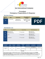 Emergency Preparedness and Response