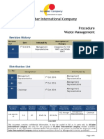 Al-Jaber International Company: Procedure Waste Management