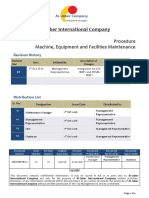 Machine, Equipment and Facilities Maintenance