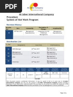 Hot Work Program