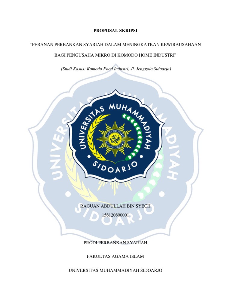 Proposal Skripsi Fixx Pdf