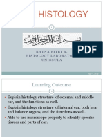 Ear Histology: Ratnafitrir. Histology Laboratory Unissula