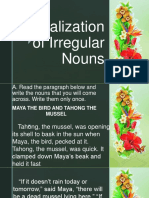 Idealization of Irregular Nouns