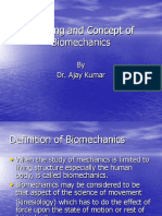 Meaning and Concept of Biomechanics