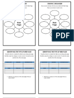 Graphic Organizer for Identifying Web Page Elements