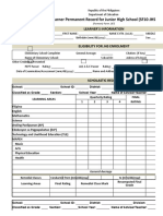 School Form 10 Sf10 Format