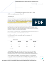 What Are Certificate Formats and What Is The Difference Between Them - HelpDesk