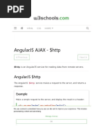 W3Schools: Angularjs Ajax - $HTTP