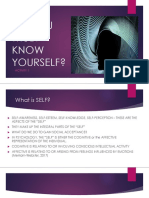 Do You Truly Know Yourself?: Activity 1