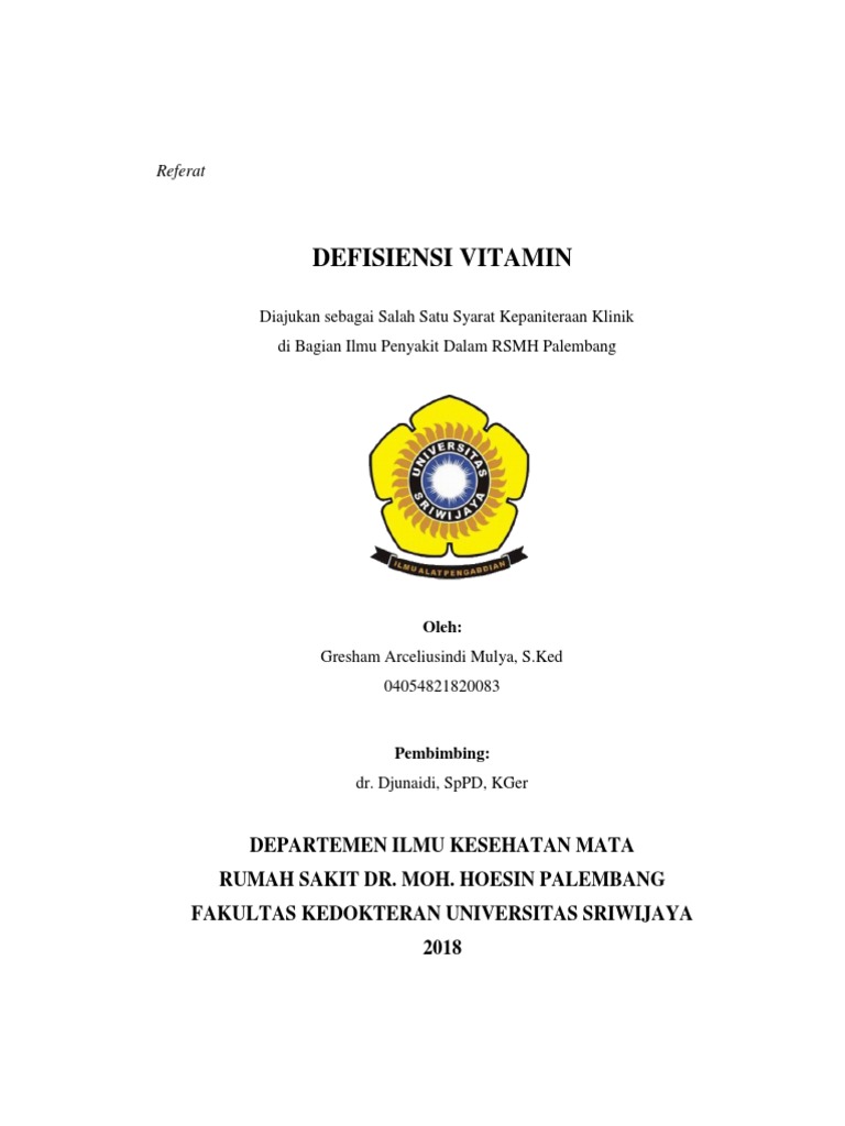 Defisiensi Vitamin PDF