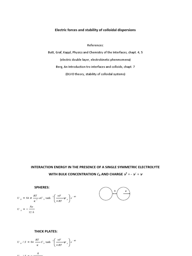 Colloidal Dispersion Stability Analysis | PDF | Soft Matter | Condensed ...