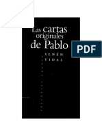 Vidal Senen Las Cartas Originales de Pablo Introduccion PDF