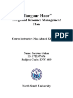 Integrated Resource Management Plan For Tanguar Haor
