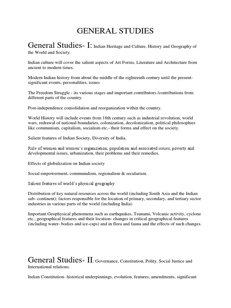Comprehensive Guide to Indian General Studies | PDF | Governance ...