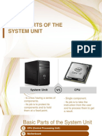 Parts of The System Unit