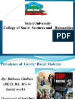 Key Facts and Figures On Gender Based Violence