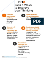 Mike's 5 Ways To Improve Critical Thinking: Raise Vital Questions and Problems, Gather and Assess Relevant Information